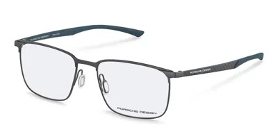 Porsche Design P8753 B Men's Glasses Grey Size 57 - Free Lenses - Blue Light Block Available In Gray