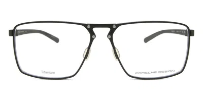 Porsche Design P8764 Men's Glasses, Black, Size 58