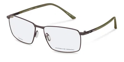 Porsche Design P8766 Men's Glasses, Brown, Size 56