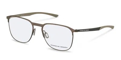 Porsche Design P8771 D000 Occhiali Da Vista Marroni Per Uomo (solo Montatura)