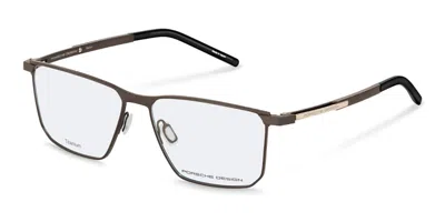 Porsche Design P8773 Men's Glasses, Brown, Size 57