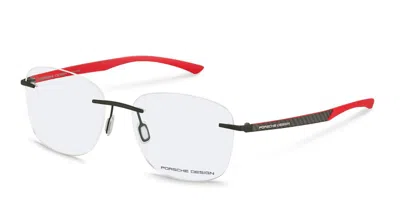 Porsche Design P8774 A0s2 Occhiali Da Vista Neri Per Uomo (solo Montatura) In Multi