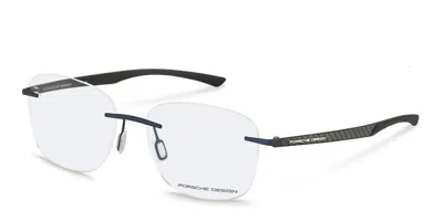 Porsche Design P8774 C0s2 Occhiali Da Vista Blu Per Uomo (solo Montatura) In Multi