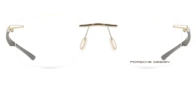 Porsche Design P8774 D0s1 Occhiali Da Vista Oro Per Uomo (solo Montatura) In Multi