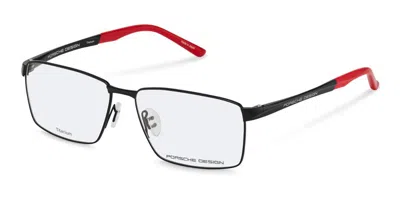 Porsche Design P8777 A000 Occhiali Da Vista Neri Per Uomo (solo Montatura) In Multi