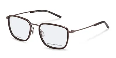 Porsche Design P8789 D000 Men's Glasses Brown Size 56 - Free Lenses - Blue Light Block Available
