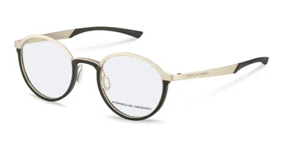 Porsche Design P8791 B000 Occhiali Da Vista Oro Per Uomo (solo Montatura) In Gold,grey