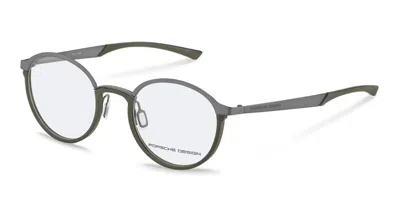 Porsche Design P8791 C000 Men's Glasses Green Size 49 - Free Lenses - Blue Light Block Available In Gray