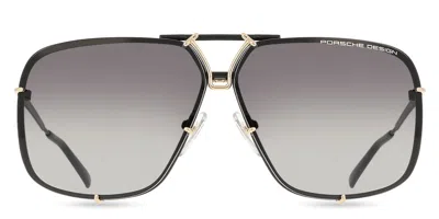 Porsche Design P8928 D Occhiali Da Sole Oro Per Uomo In Multi