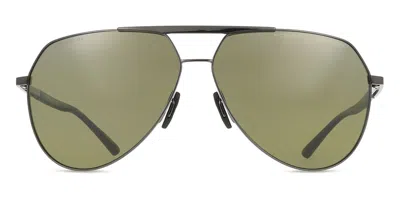 Porsche Design P8931 A Men's Sunglasses Black Size 63