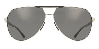 Porsche Design P8931 C Men's Sunglasses Gold Size 63