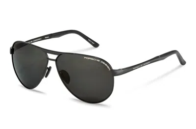 Pre-owned Porsche Design P'8932 Blue Grey/blue (d) Sunglasses In Grey Polarized