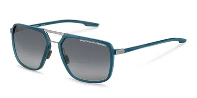 Porsche Design P8934 B Men's Sunglasses Blue Size 59
