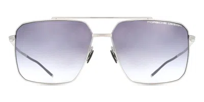 Porsche Design P8936 D Men's Sunglasses Silver Size 61