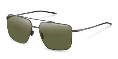 Porsche Design P8936 Polarized C Men's Sunglasses Grey Size 61 In Gray
