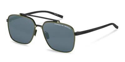 Porsche Design P8937 E267 Men's Sunglasses Green Size 59