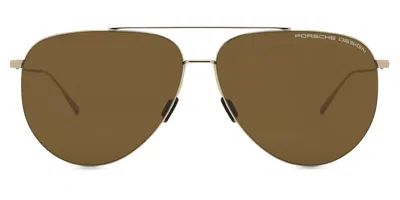 Porsche Design P8939 B Men's Sunglasses Gold Size 62