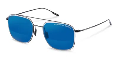 Porsche Design P8940 A Men's Sunglasses Grey Size 55 In Gray