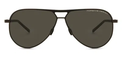 Porsche Design P8942 Polarized D Men's Sunglasses Brown Size 63