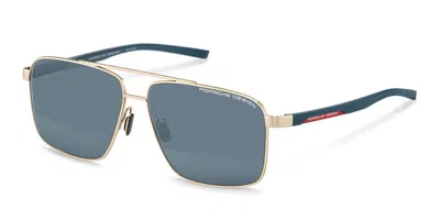 Porsche Design P8944 B Men's Sunglasses Gold Size 62