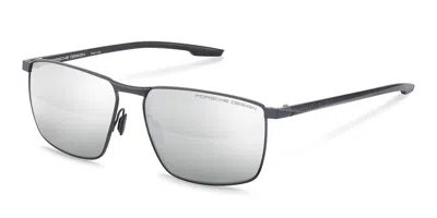 Porsche Design P8948 A Men's Sunglasses Grey Size 61 In Gray