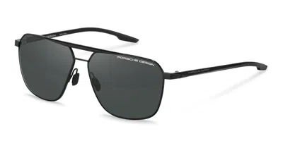 Porsche Design P8949 Polarized A416 Men's Sunglasses Black Size 62