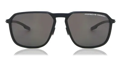 Porsche Design P8961 Polarized A Men's Sunglasses Black Size 59
