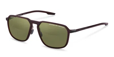 Porsche Design P8961 Polarized C Men's Sunglasses Brown Size 59 In Green
