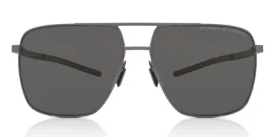 Porsche Design P8963 Polarized A416 Men's Sunglasses Grey Size 61
