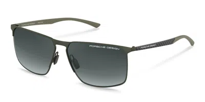 Porsche Design P8964 C Men's Sunglasses Green Size 61