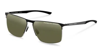 Porsche Design P8964 Polarized A Men's Sunglasses Black Size 61