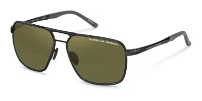 Porsche Design P8966 Polarized A417 Men's Sunglasses Black Size 61 In Multi
