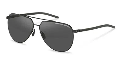 Porsche Design P8968 Polarized A416 Men's Sunglasses Black Size 63