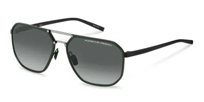 Porsche Design P8971 E226 Men's Sunglasses Green Size 61