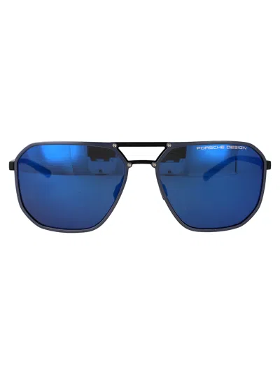 Porsche Design P8971 Sunglasses In Grey Blue