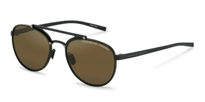 Porsche Design P8972 A629 Men's Sunglasses Black Size 55