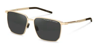 Porsche Design P8976 Polarized B415 Men's Sunglasses Gold Size 58