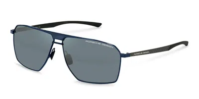 Porsche Design P8977 D388 Occhiali Da Sole Blu Per Uomo In Multi