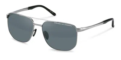 Porsche Design P8984 B388 Occhiali Da Sole Grigi Per Uomo In Multi