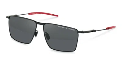 Porsche Design P8987 Polarized A416 Occhiali Da Sole Neri Per Uomo In Multi