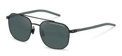 Porsche Design P8988 A731 Men's Sunglasses Black Size 56
