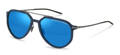 Porsche Design P8990 C264 Occhiali Da Sole Blu Per Uomo