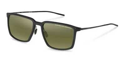 Porsche Design P8991 A427 Occhiali Da Sole Neri Per Uomo In Black