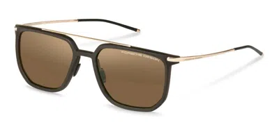 Porsche Design P8992 C629 Occhiali Da Sole Marroni Per Uomo In Multi