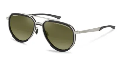 Porsche Design P8994 B447 Occhiali Da Sole Argentati Per Uomo In Silver,grey