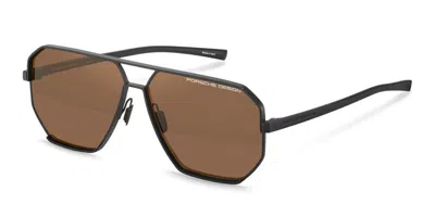 Porsche Design P8995 A171 Occhiali Da Sole Neri Per Uomo In Black