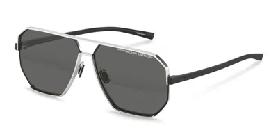 Porsche Design P8995 Polarized C418 Men's Sunglasses Black Size 63 In Multi