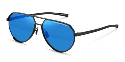 Porsche Design P8996 A195 Occhiali Da Sole Neri Per Uomo In Black
