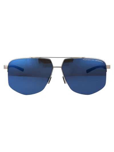 Porsche Design Palladium Black Metal Sunglasses