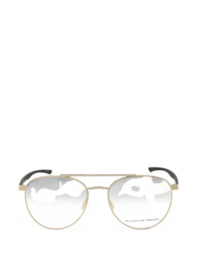 Porsche Design Pilot-frame Glasses In Black